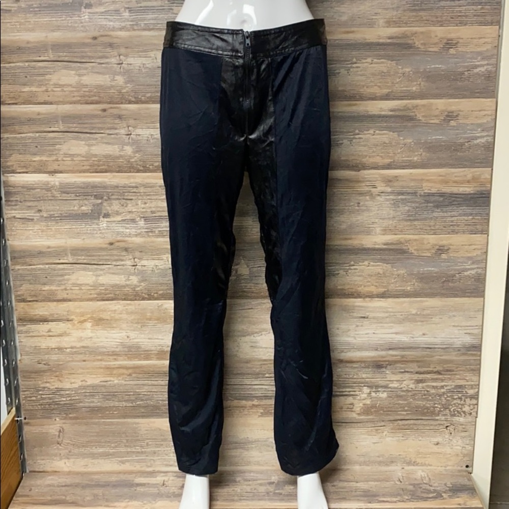 Catherine Coatney PVC & Satin Pants NWT G11